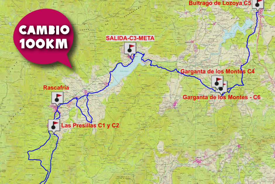 Cambio De Recorrido De 100km En El Trailwalker2018 De